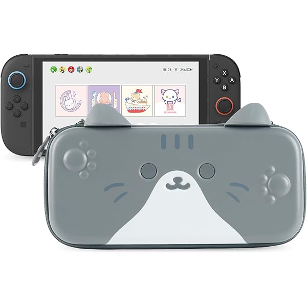 Amazon.com: GeekShare Cat Ears Carry Case Compatible with Switch